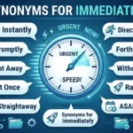 synonyms for immediately