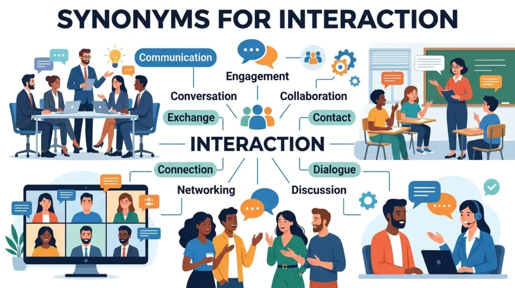 synonyms for interaction