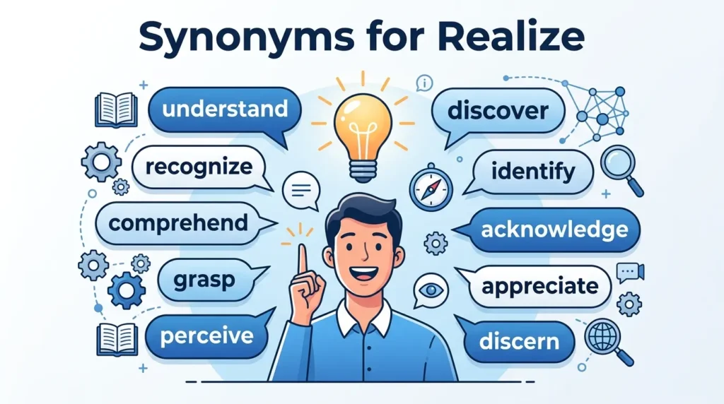 synonyms for realize