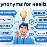 synonyms for realize