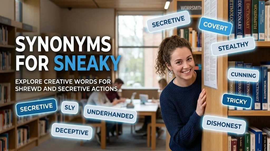 synonyms for sneaky