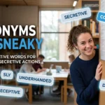 synonyms for sneaky