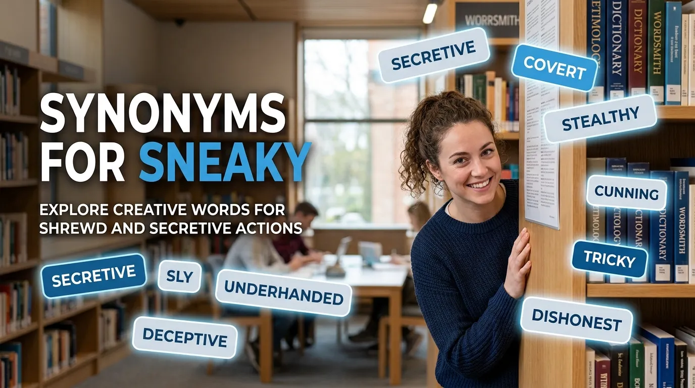 synonyms for sneaky