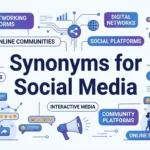 synonyms for social media