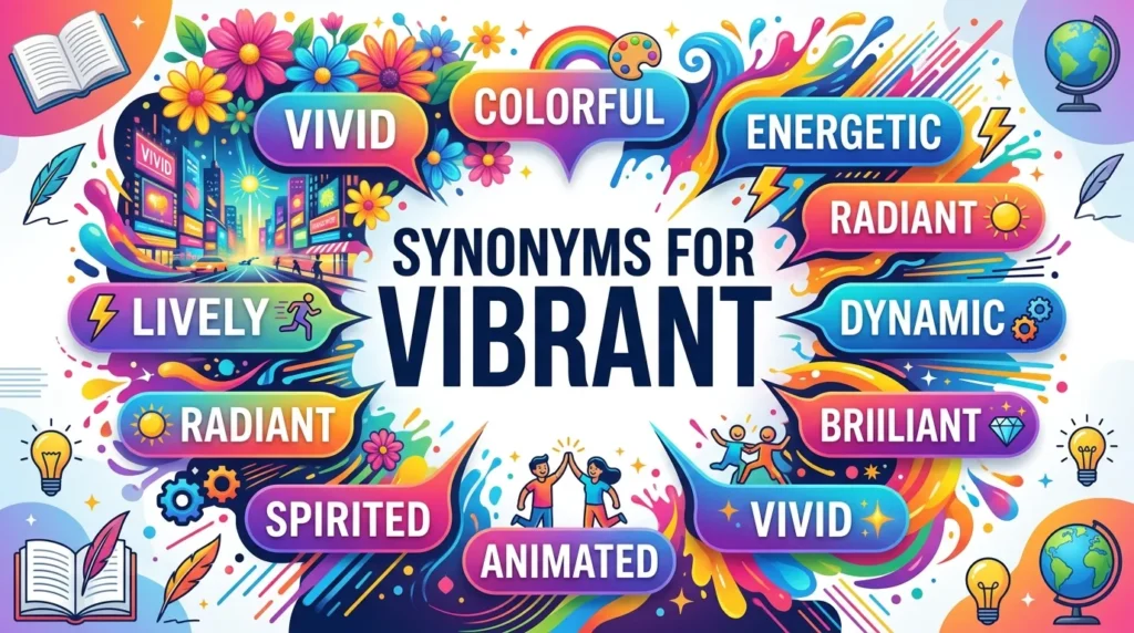 synonyms for vibrant