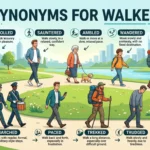 synonyms for walked